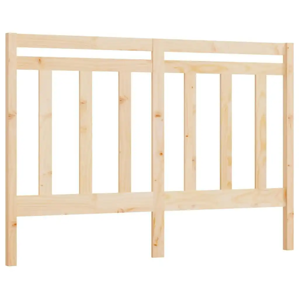 Bed Headboard 141x4x100 cm Solid Wood Pine 817785