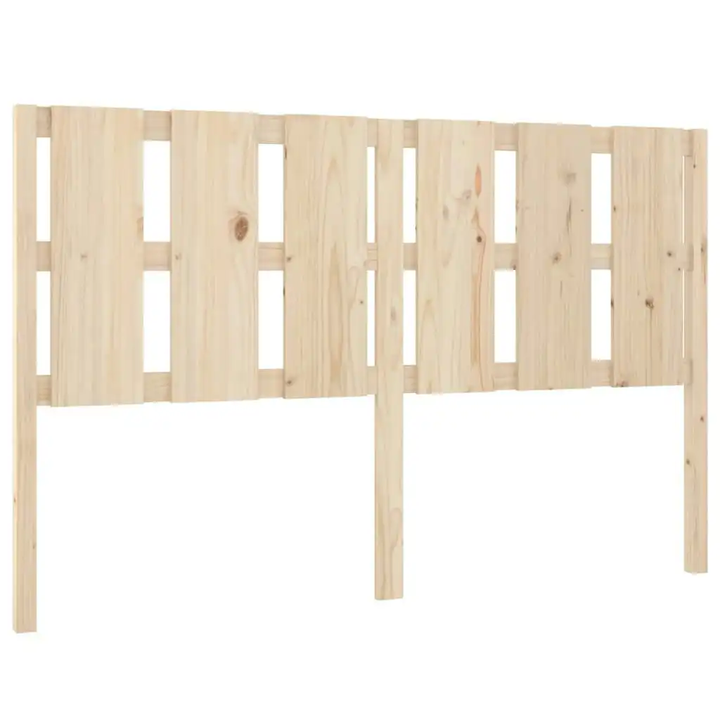 Bed Headboard 155.5x4x100 cm Solid Wood Pine 817995