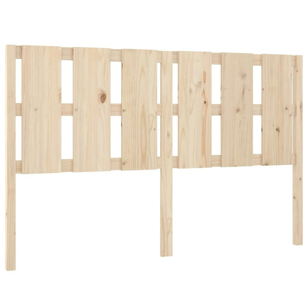 Bed Headboard 155.5 cm Solid Wood Pine 817995