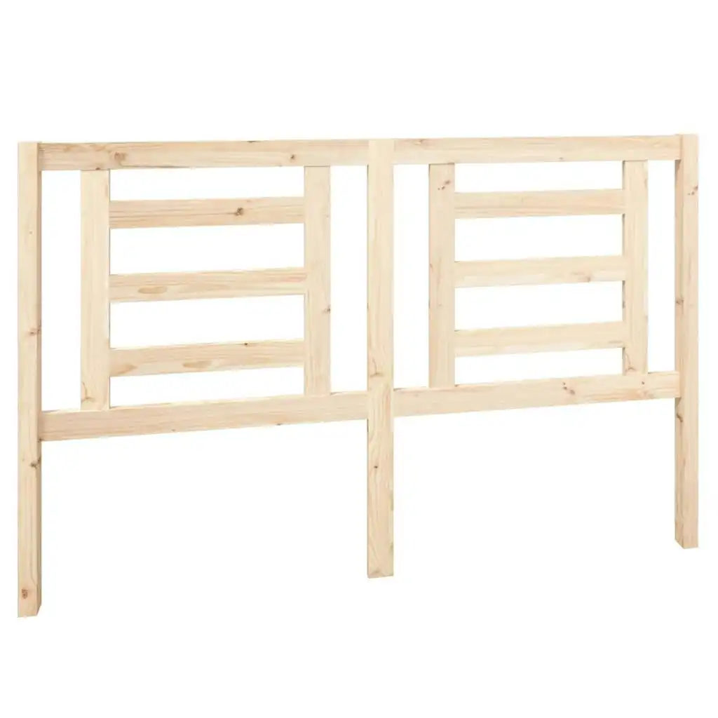 Bed Headboard 156x4x100 cm Solid Wood Pine 818825