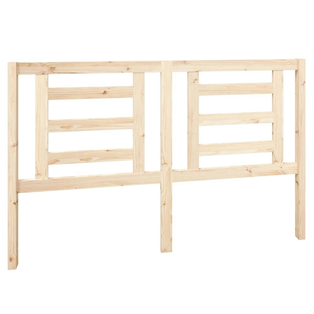 Bed Headboard 156 cm Solid Wood Pine 818825