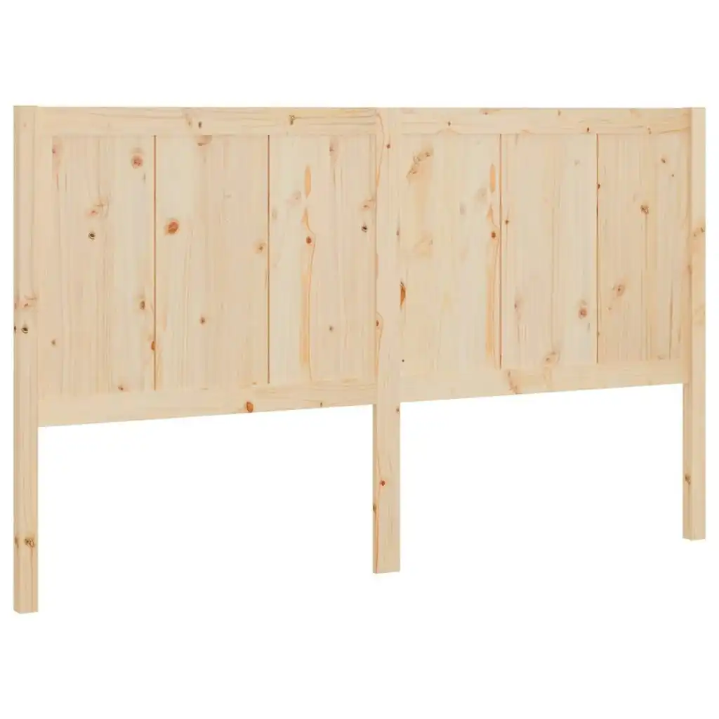 Bed Headboard 185.5x4x100 cm Solid Pine Wood 818105