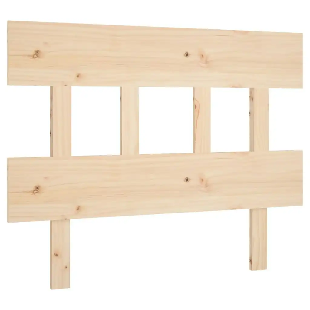 Bed Headboard 93.5x3x81 cm Solid Wood Pine 819100