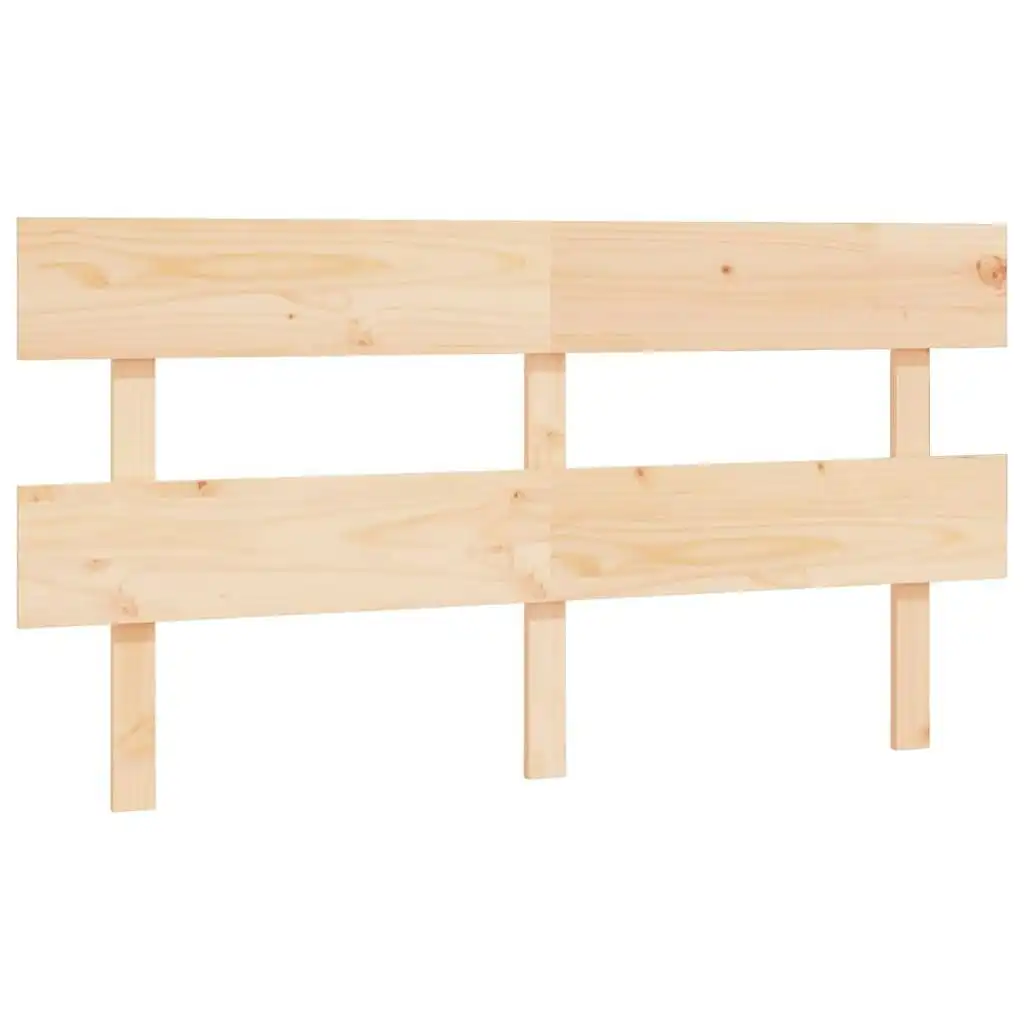 Bed Headboard 154x3x81 cm Solid Wood Pine 819075