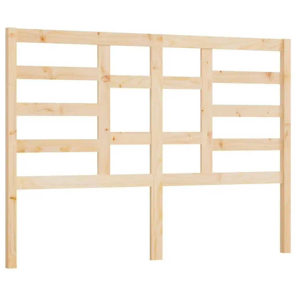 Bed Headboard 141x4x104 cm Solid Wood Pine 818135