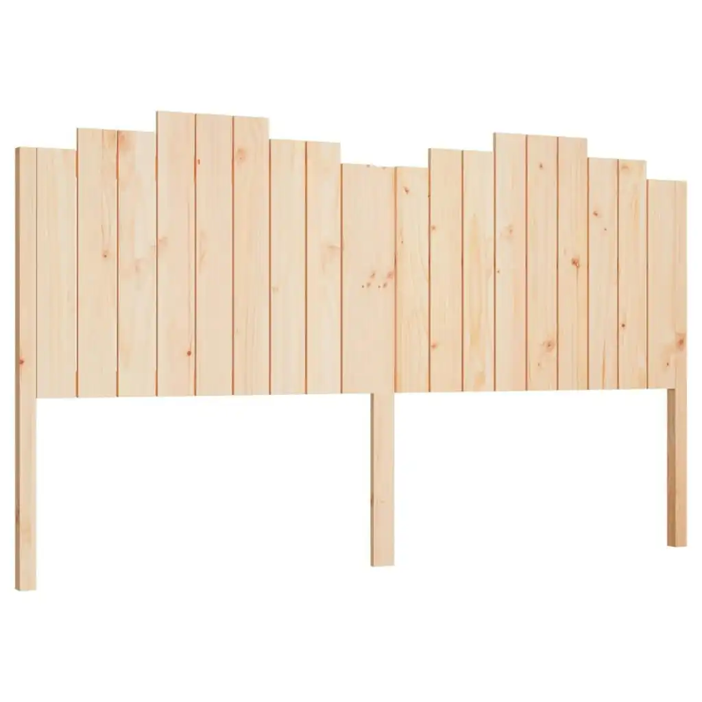 Bed Headboard 186x4x110 cm Solid Wood Pine 818485