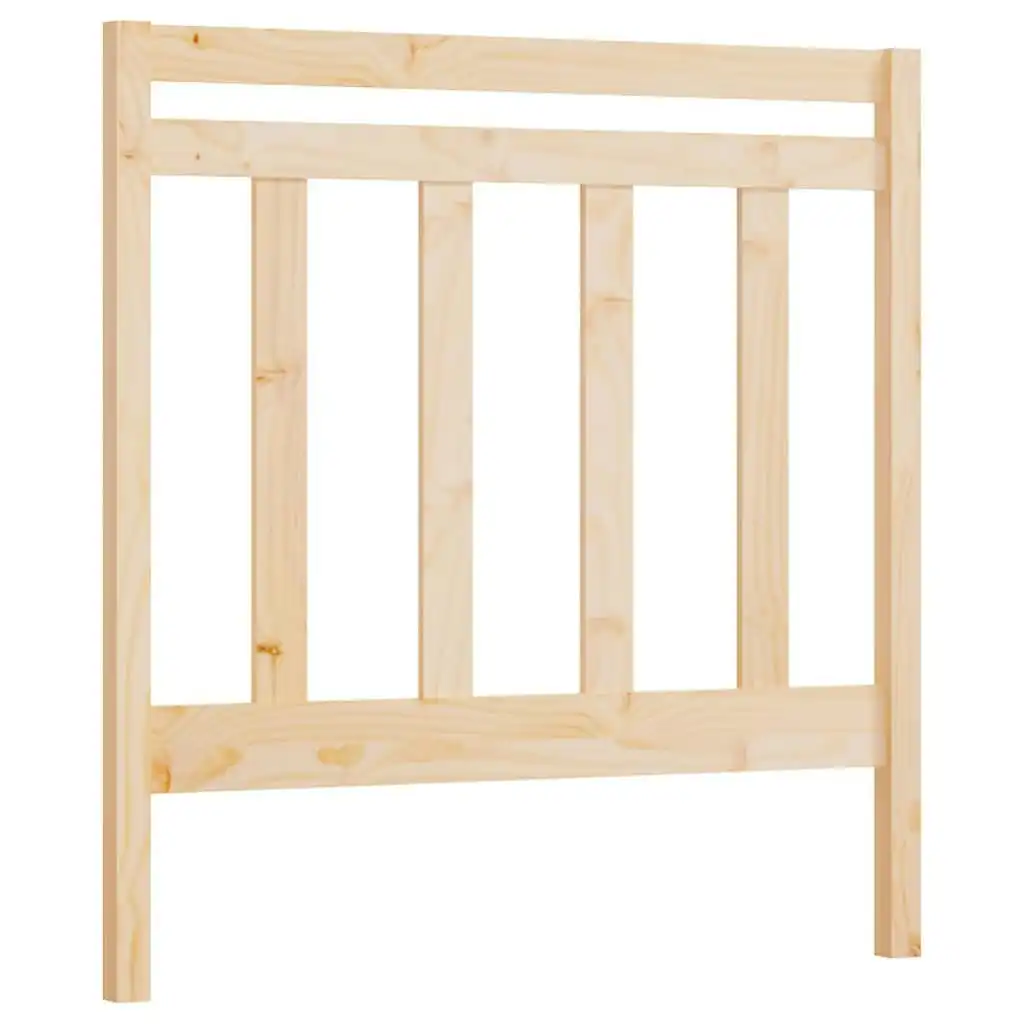 Bed Headboard 95x4x100 cm Solid Wood Pine 822242