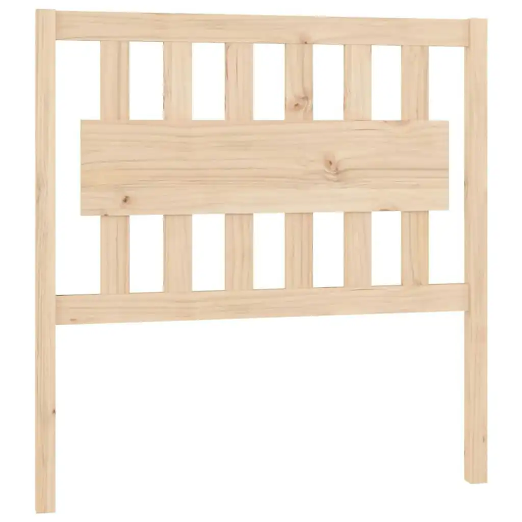 Bed Headboard 95.5x4x100 cm Solid Wood Pine 818550