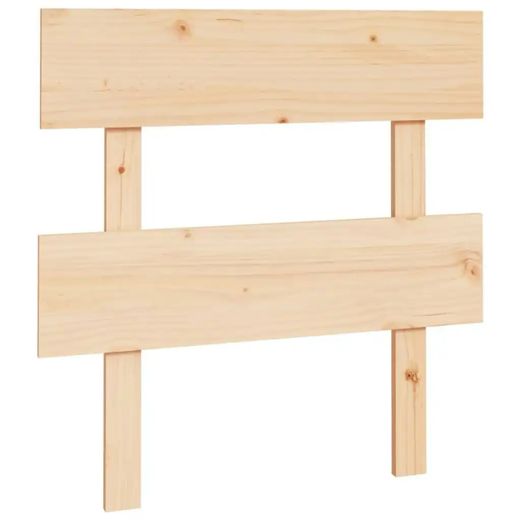 Bed Headboard 93.5x3x81 cm Solid Wood Pine 819050