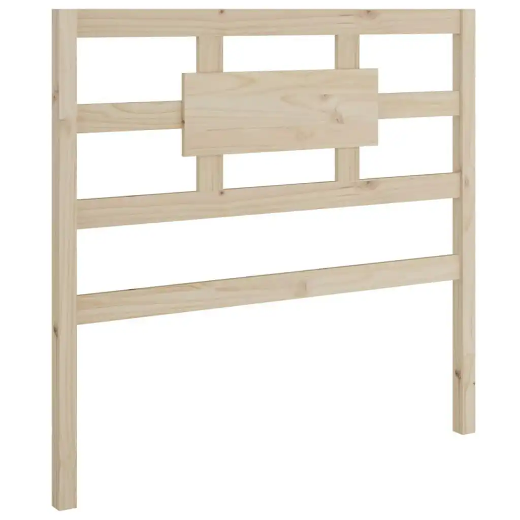 Bed Headboard 95.5x4x100 cm Solid Wood Pine 818020