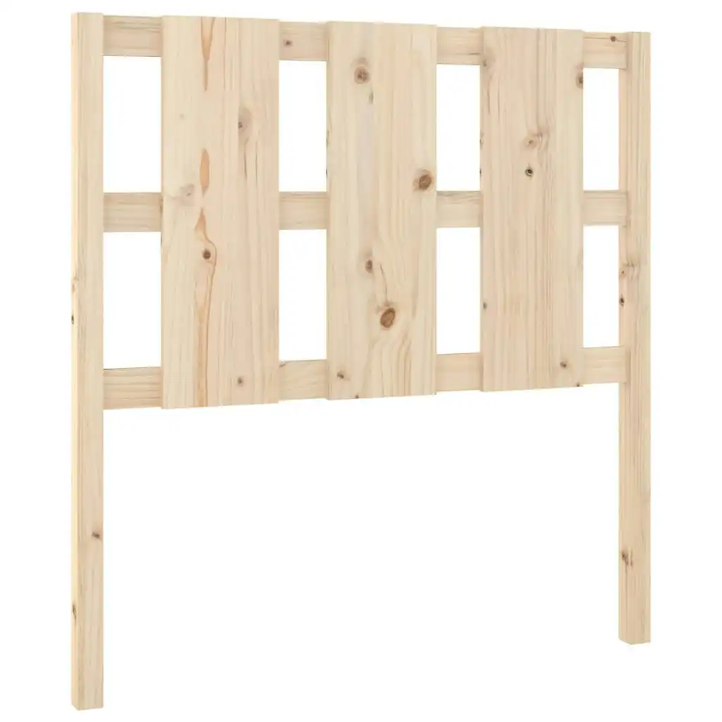 Bed Headboard 95.5x4x100 cm Solid Wood Pine 817970