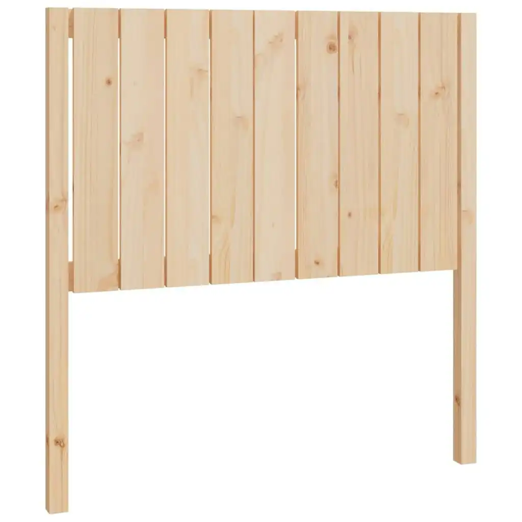 Bed Headboard 95.5x4x100 cm Solid Wood Pine 818850