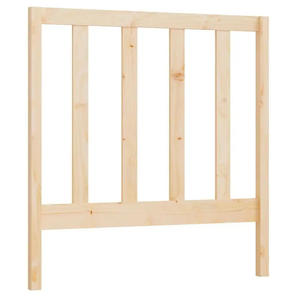 Bed Headboard 95x4x100 cm Solid Wood Pine 822237