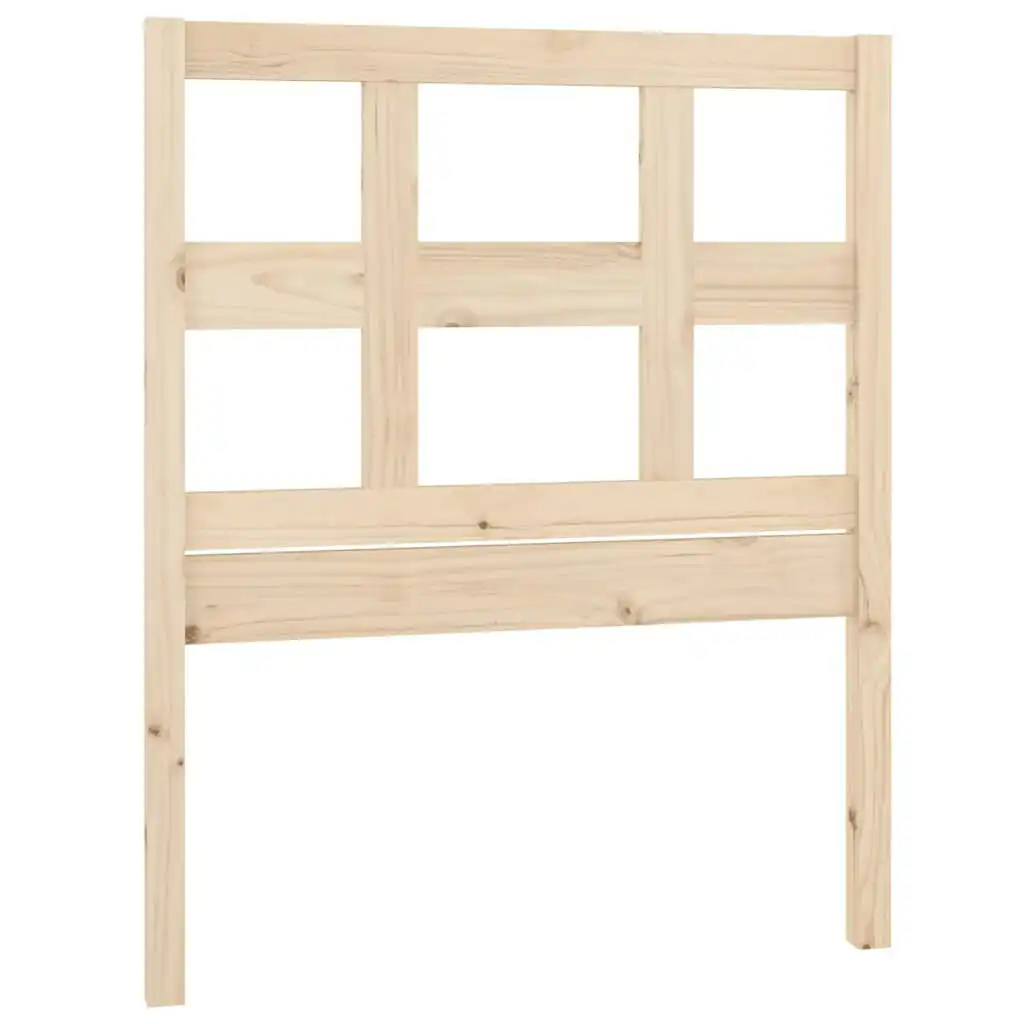 Bed Headboard 95.5x4x100 cm Solid Wood Pine 818900