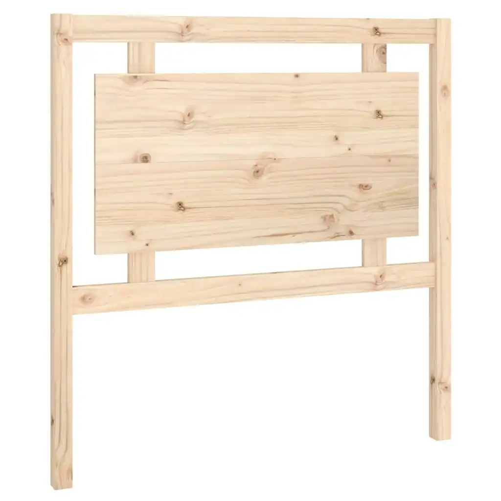 Bed Headboard 95.5x4x100 cm Solid Wood Pine 817920