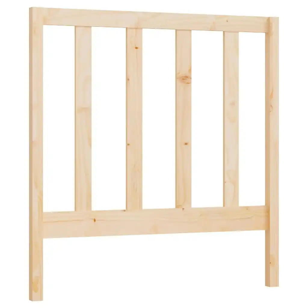 Bed Headboard 96x4x100 cm Solid Wood Pine 817670