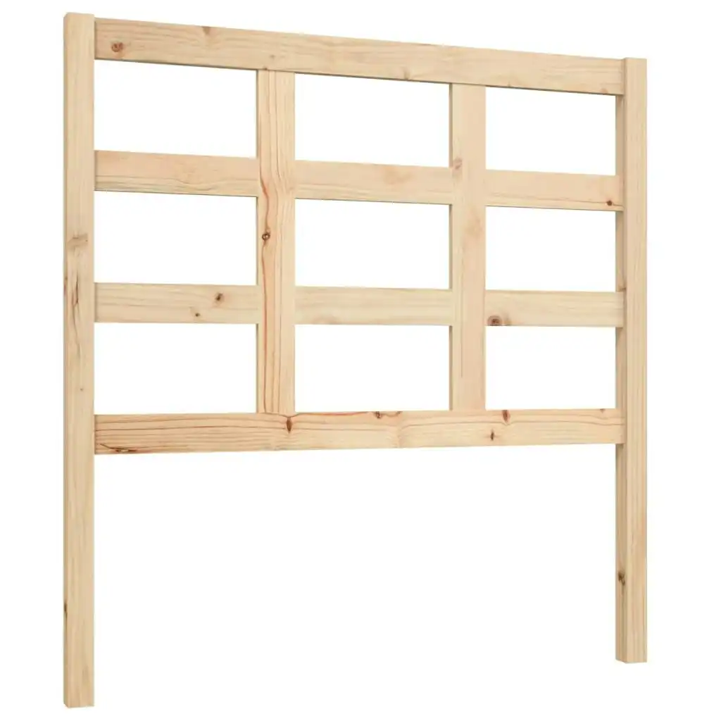 Bed Headboard 95.5x4x100 cm Solid Wood Pine 817870