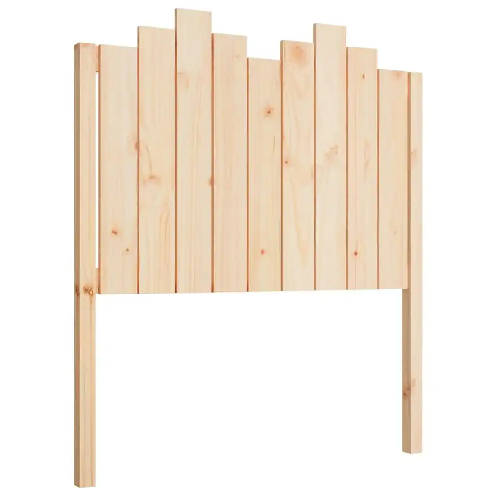 Bed Headboard 96x4x110 cm Solid Wood Pine 818450