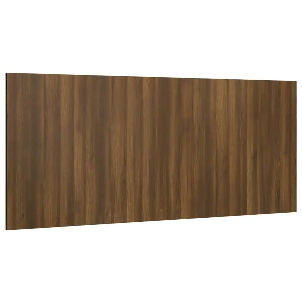 Bed Headboard Brown Oak 200x1.5x80 cm Engineered Wood 816978