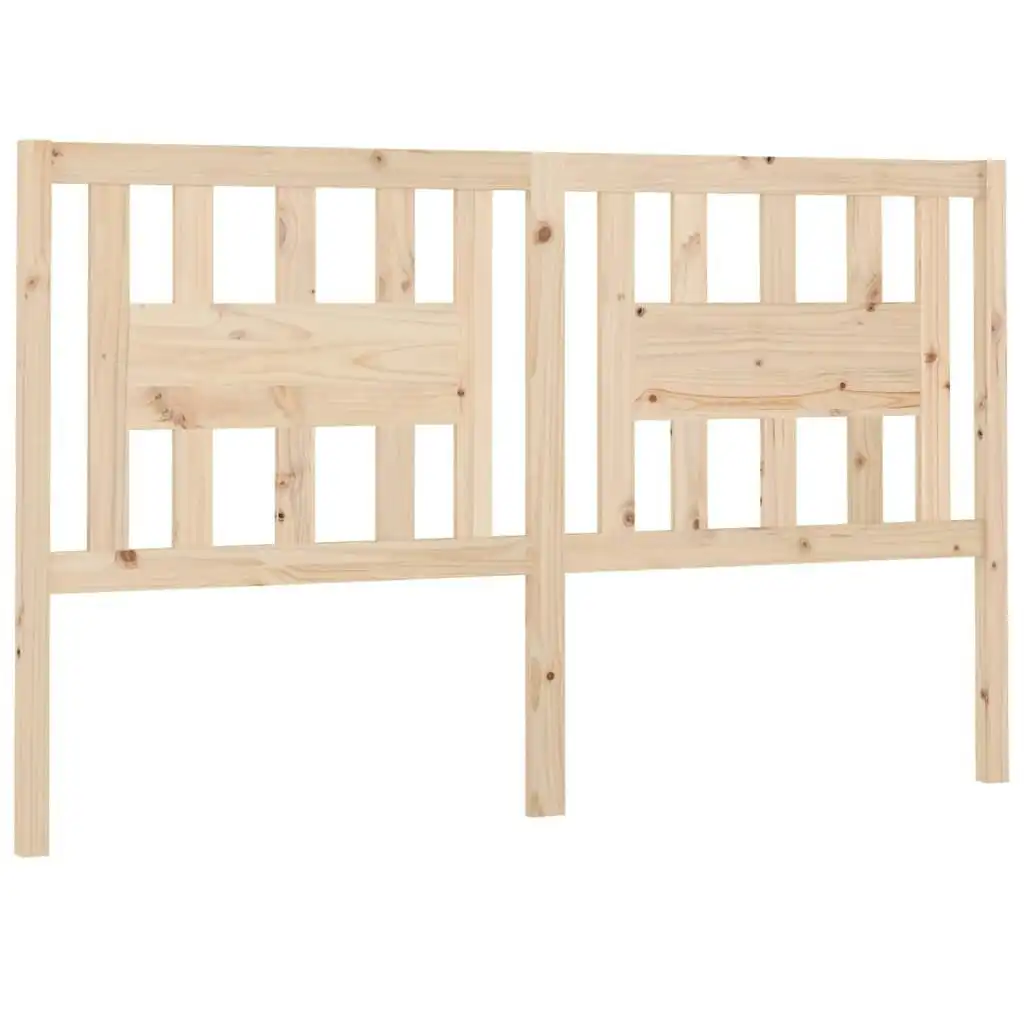 Headboard 141x4x100 cm Solid Wood Pine 818665