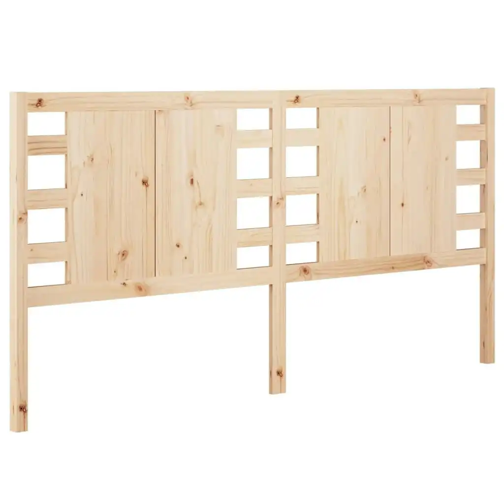 Headboard 186x4x100 cm Solid Wood Pine 818785