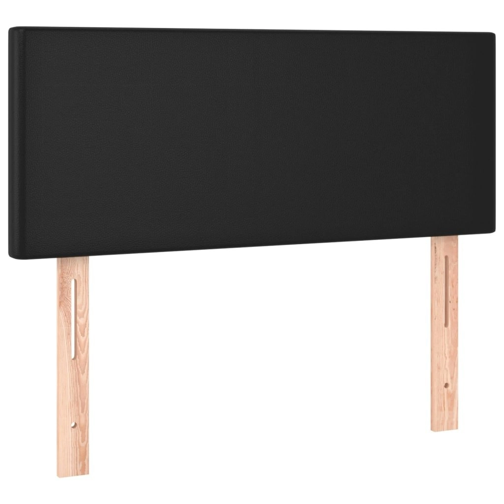 Headboard Black 100x5x78/88 cm Faux Leather 345772