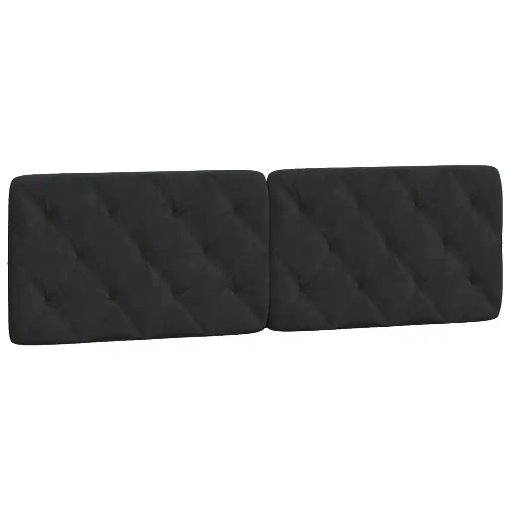 Headboard Cushion Black 153 cm Velvet 3207699