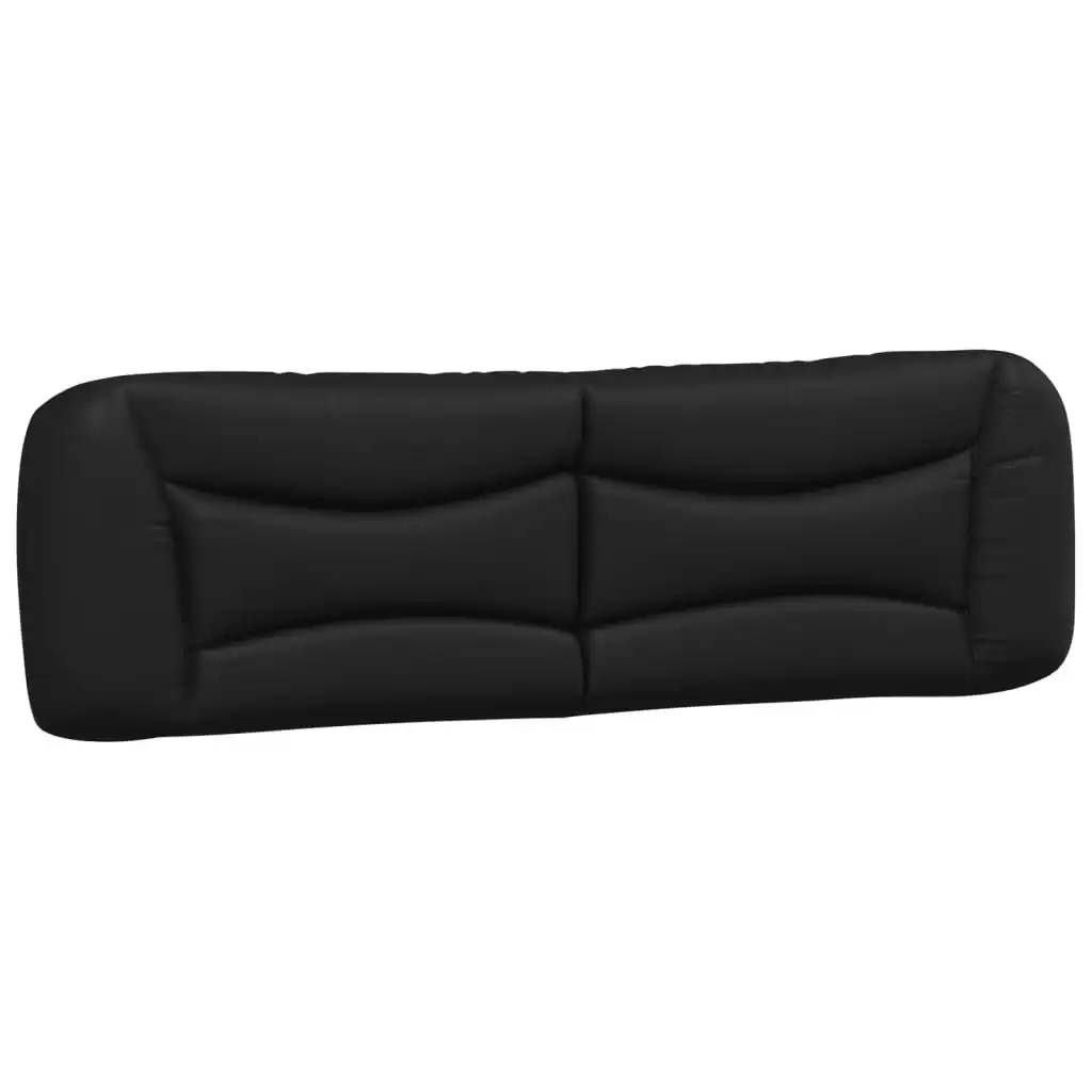 Headboard Cushion Black 180 cm Faux Leather 374607