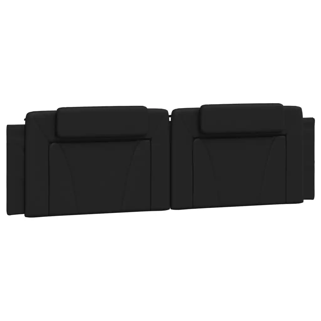 Headboard Cushion Black 183 cm Faux Leather 3207704