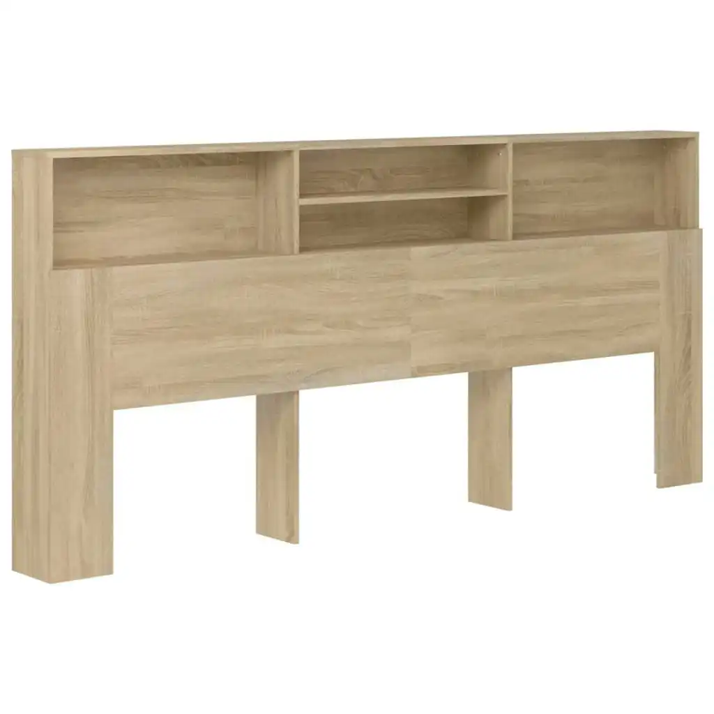 Headboard Cabinet Sonoma Oak 220x19x103.5 cm 811901