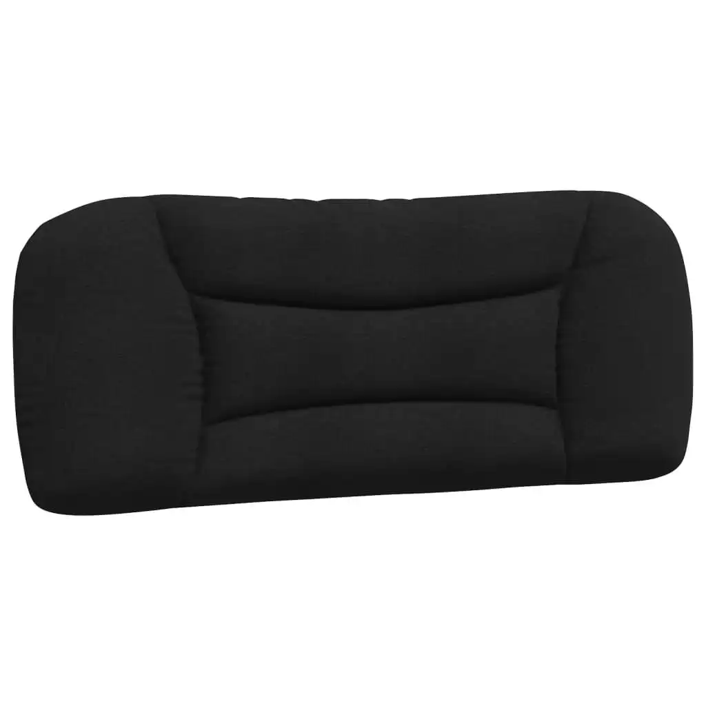 Headboard Cushion Black 107 cm Fabric 374638