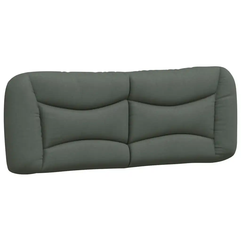 Headboard Cushion Dark Grey 137 cm Fabric 3207683