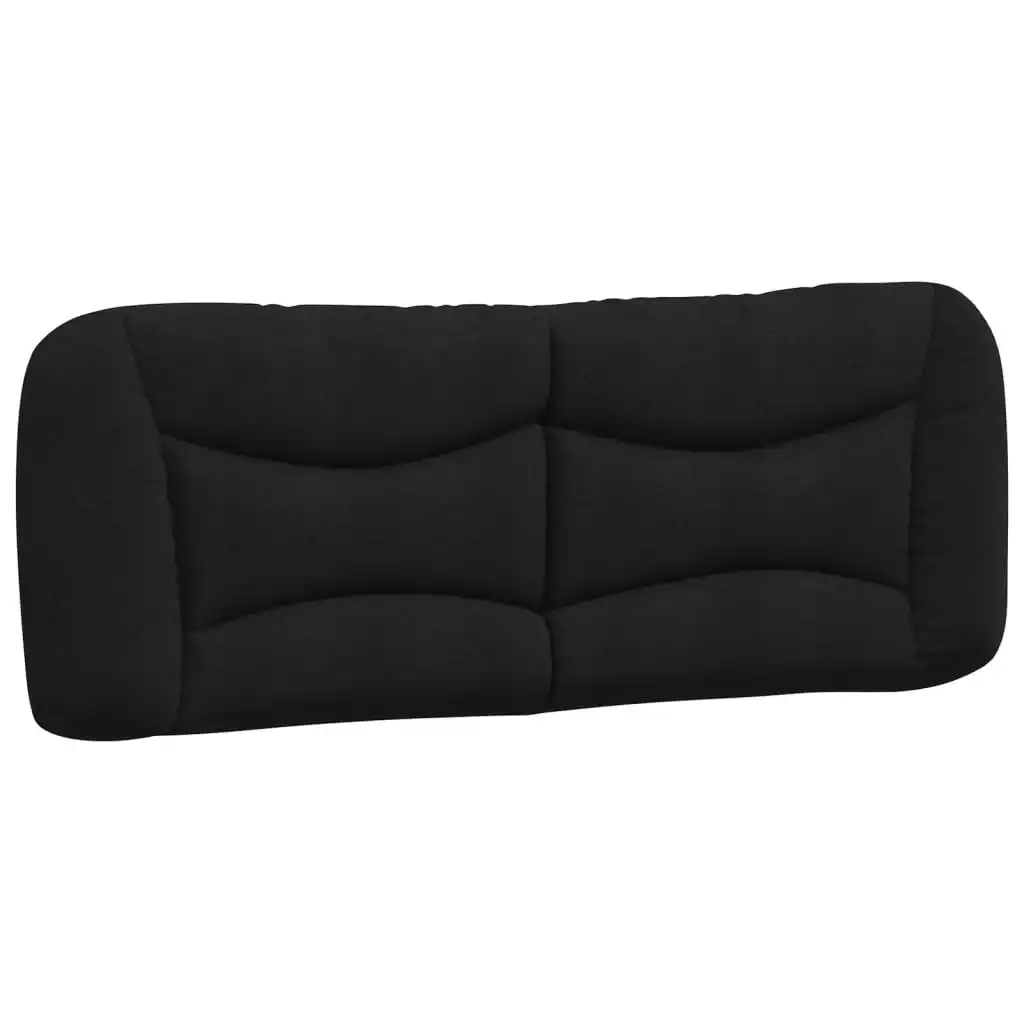 Headboard Cushion Black 137 cm Fabric 374574