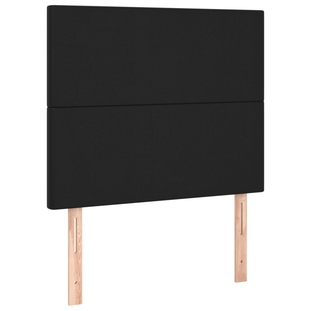 Headboards 2 pcs Black 100 cm Faux Leather 3116136