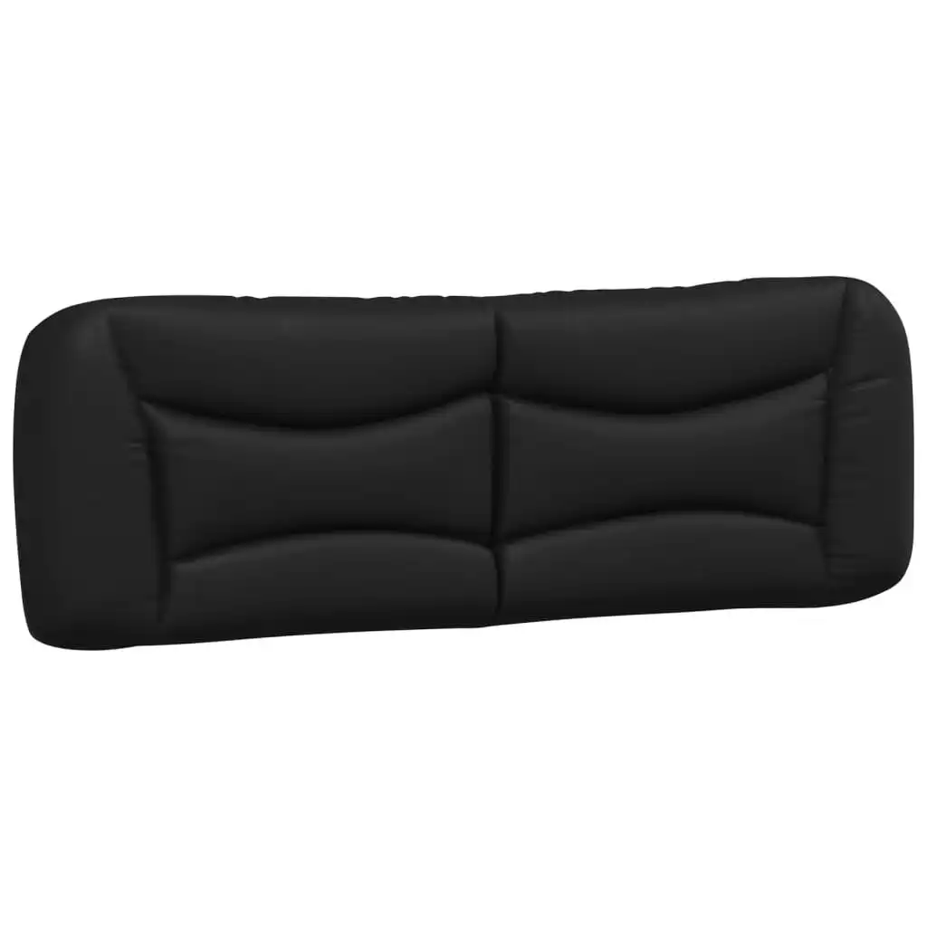 Headboard Cushion Black 152 cm Faux Leather 374631