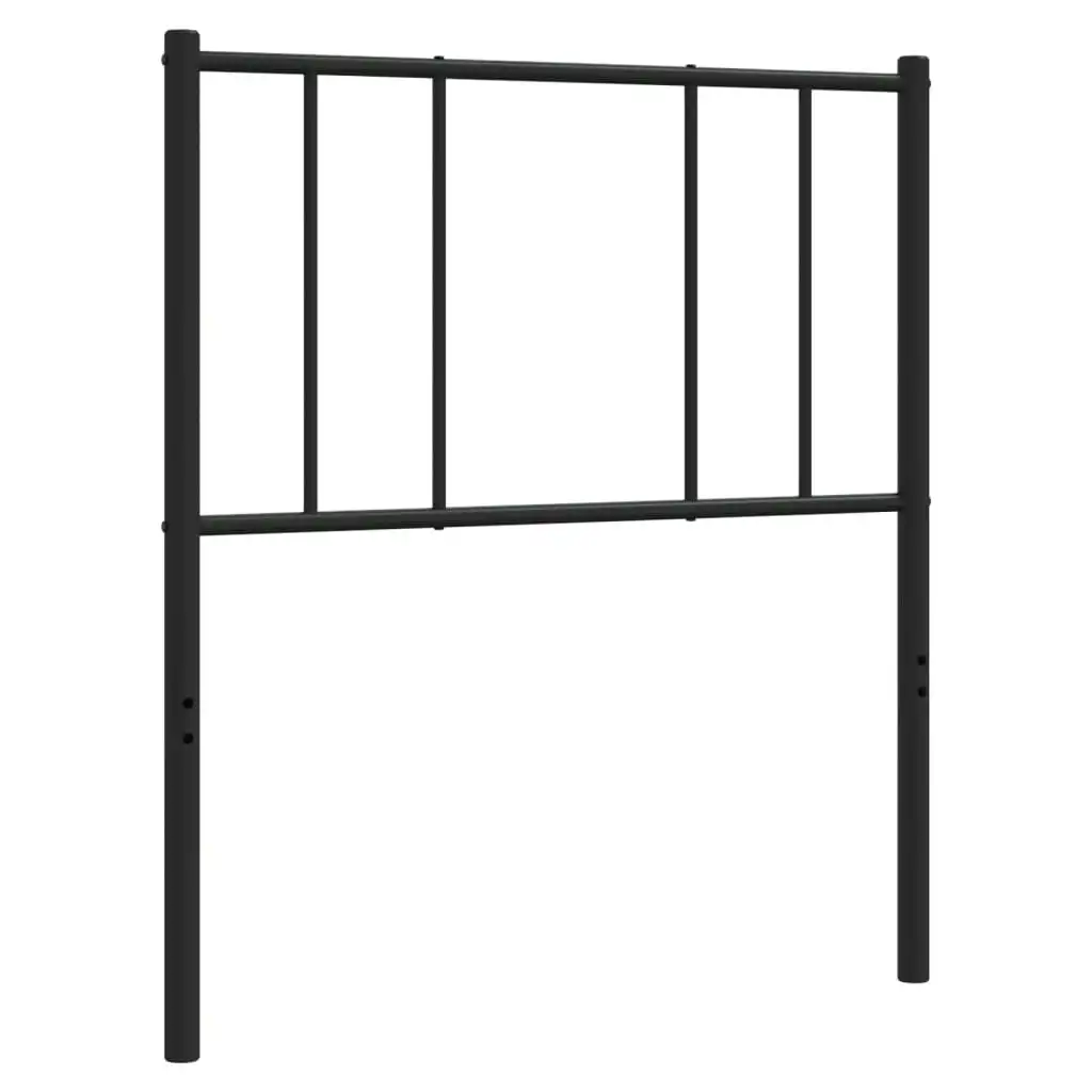 Metal Headboard Black 90 cm 352508