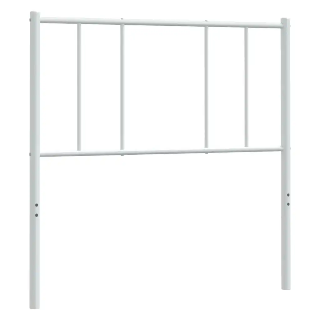 Metal Headboard White 107 cm 352559