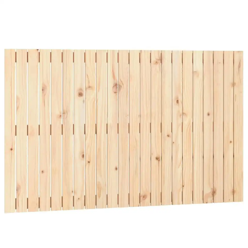 Wall Headboard 140x3x90 cm Solid Wood Pine 824918