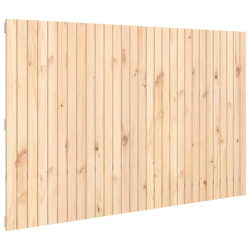 Wall Headboard 185x3x110 cm Solid Wood Pine 824963