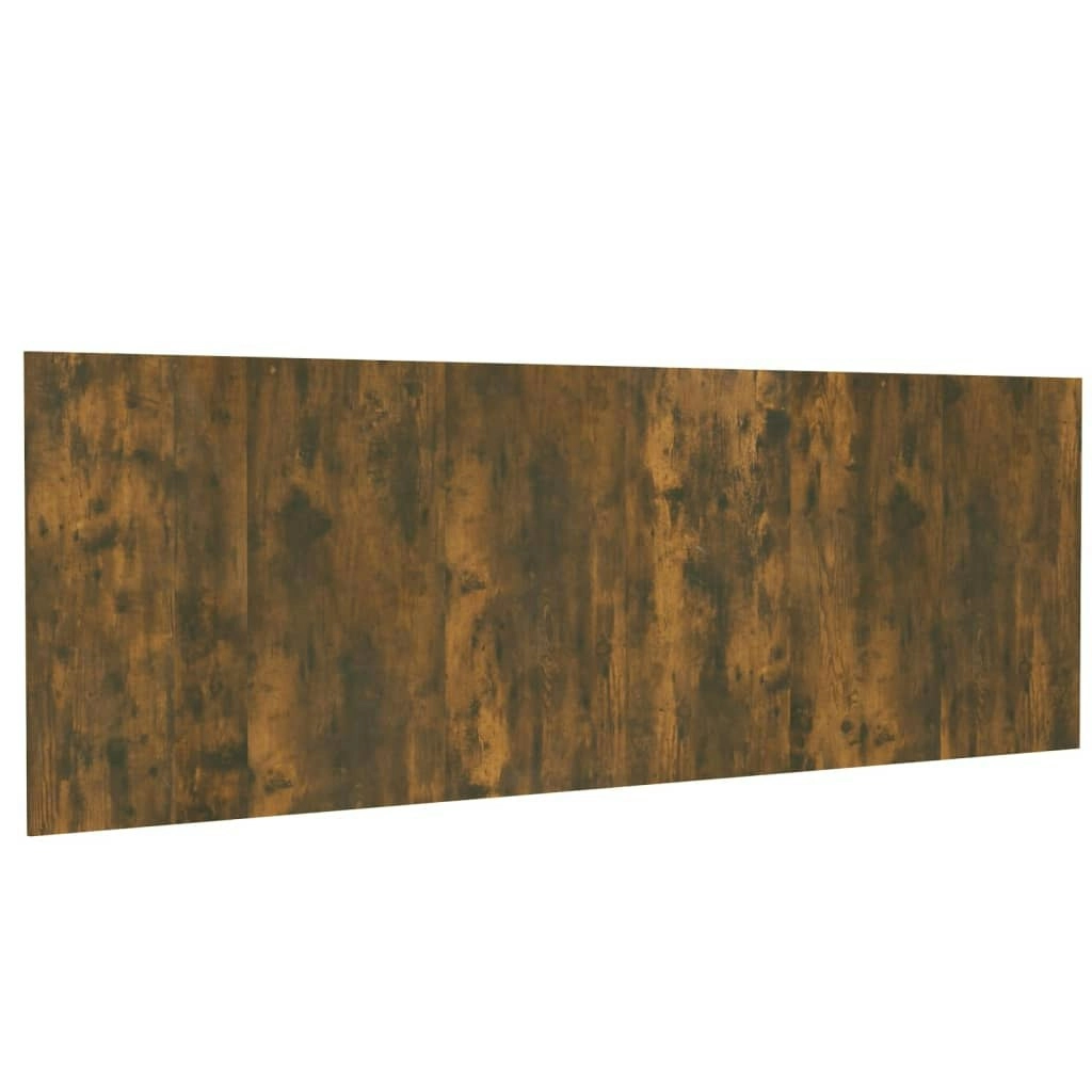 Wall Headboard Smoked Oak 240x1.5x80 cm Engineered Wood 816979