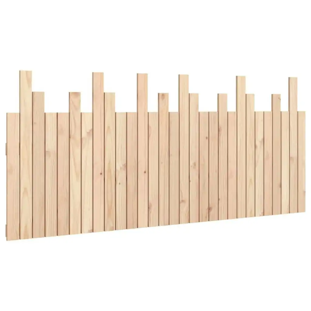 Wall Headboard 185x3x80 cm Solid Wood Pine 824813