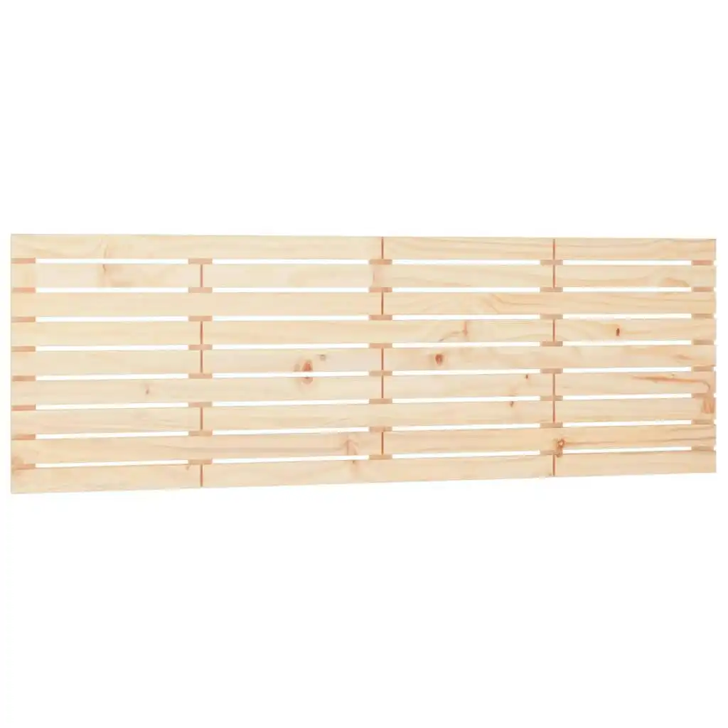 Wall Headboard 186x3x63 cm Solid Wood Pine 824753