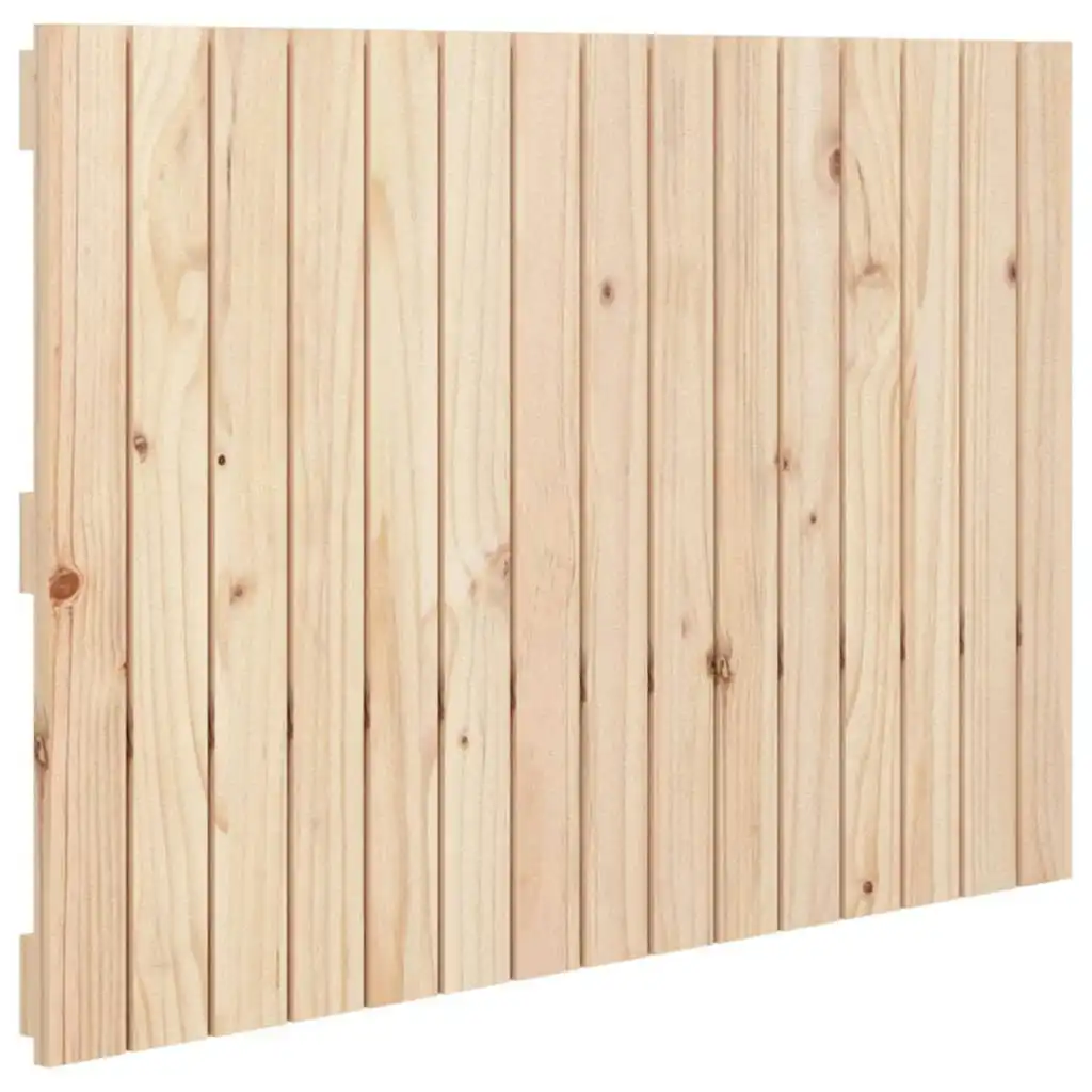 Wall Headboard 95.5x3x60 cm Solid Wood Pine 824833