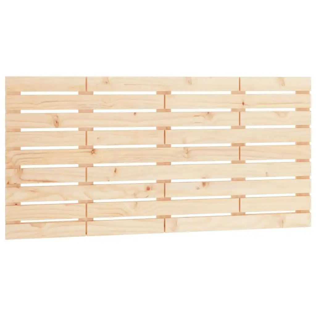 Wall Headboard 156x3x63 cm Solid Wood Pine 824738