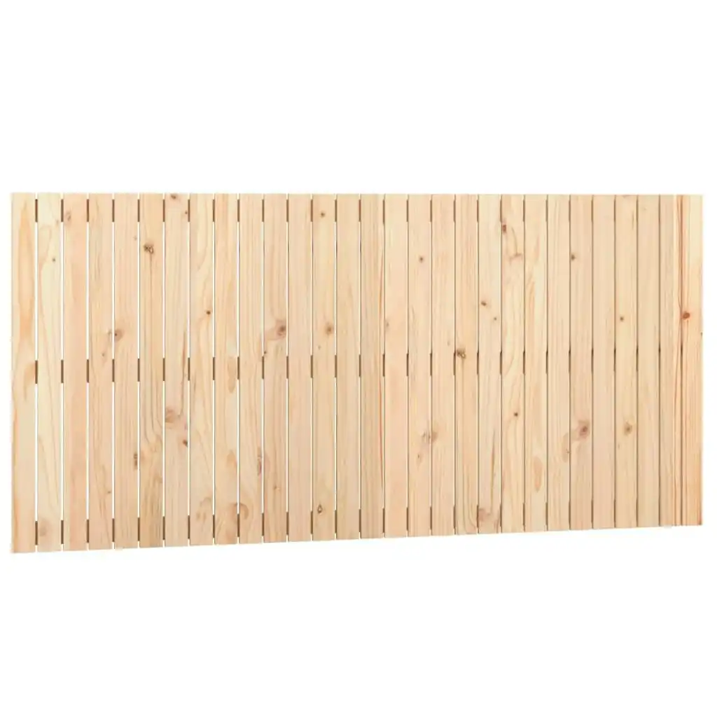 Wall Headboard 185x3x90 cm Solid Wood Pine 824913