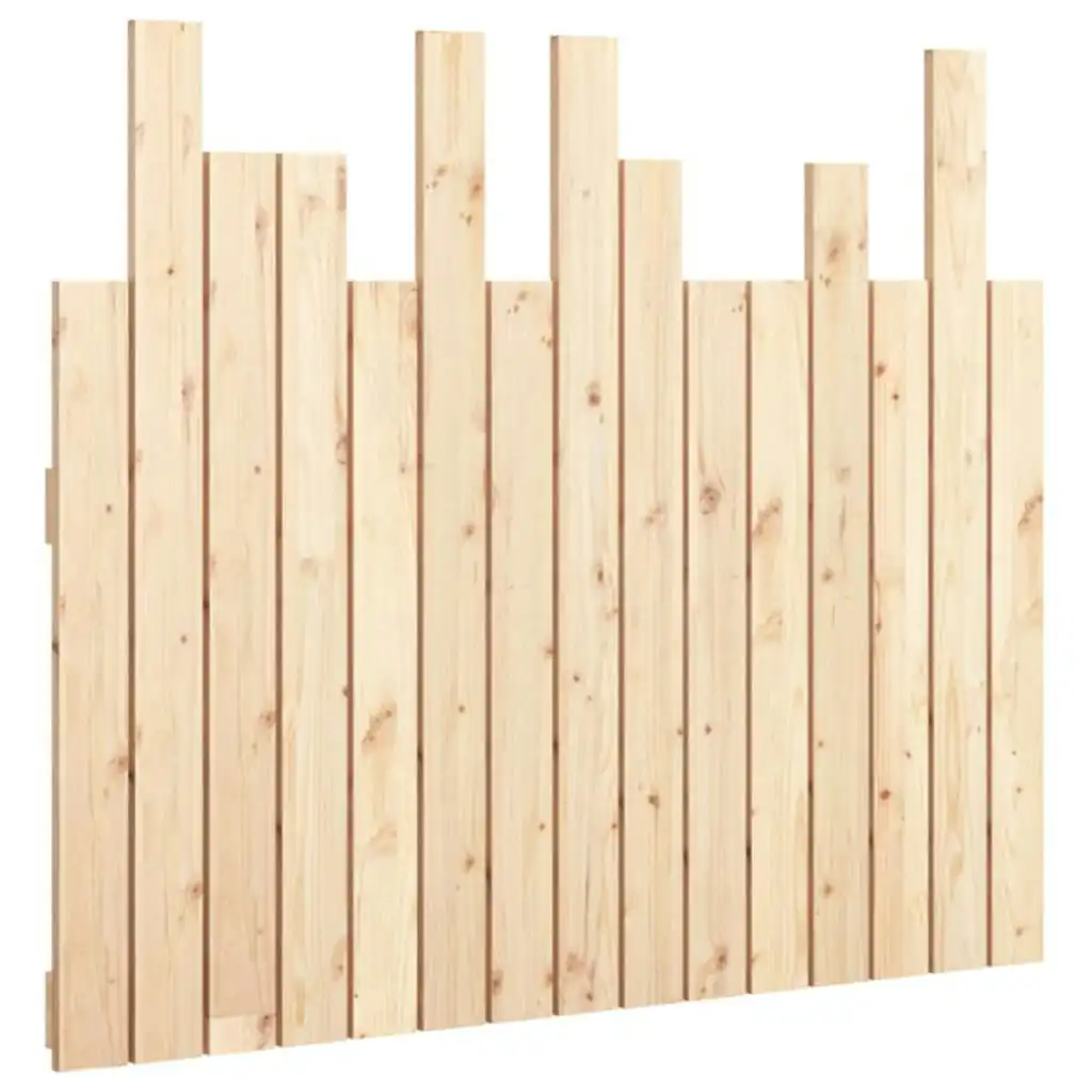 Wall Headboard 95.5x3x80 cm Solid Wood Pine 824783