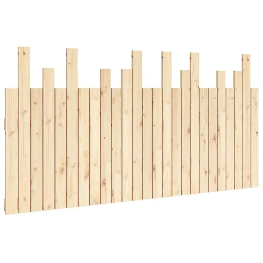 Wall Headboard 159.5x3x80 cm Solid Wood Pine 824798