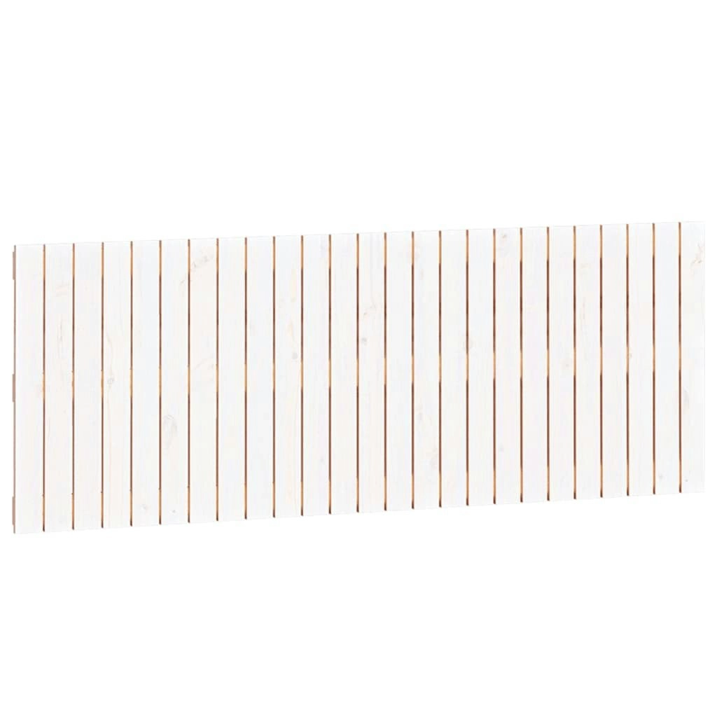 Wall Headboard White 159.5 cm Solid Wood Pine 824849