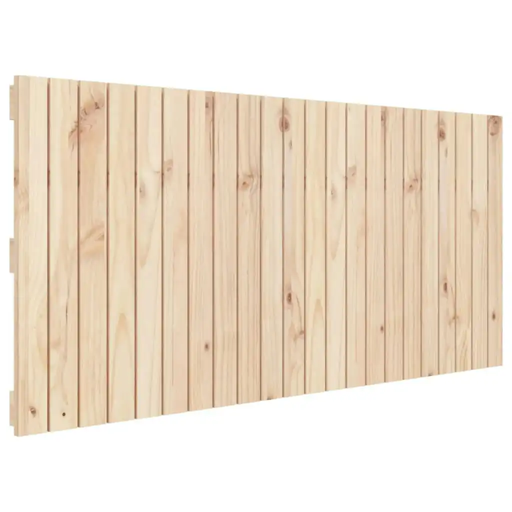 Wall Headboard 140x3x60 cm Solid Wood Pine 824868