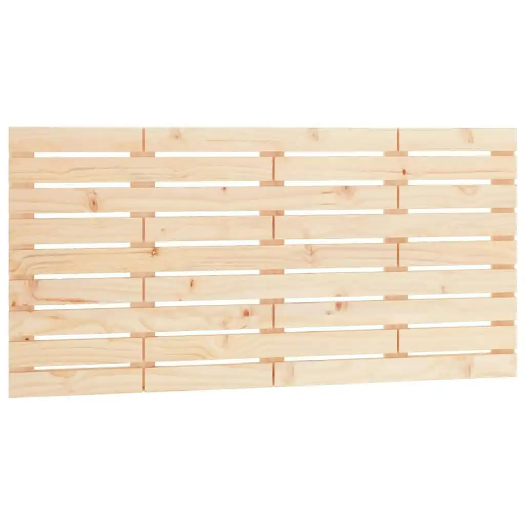 Wall Headboard 141x3x63 cm Solid Wood Pine 824758